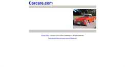 Desktop Screenshot of carcare.com